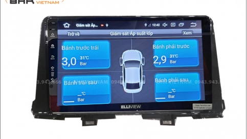 Màn hình DVD Android liền camera 360 xe Kia Morning 2021 - nay | Elliview S4 Basic